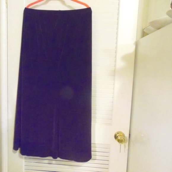Indigo Black Maxi Skirt Size Medium - Picture 2 of 6